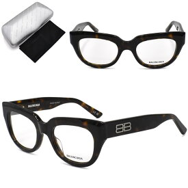 バレンシアガ メガネ 眼鏡 フレーム BALENCIAGA BB0239O-002 フレームのみ スマート レディース ハバナ シルバー