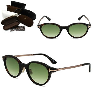 トムフォード サングラス TOM FORD FT1234-D/S 52P 51 EYEWEAR TF1234 ハバナ グリーングラデーション アジアンフィット メンズ レディース ユニセックス