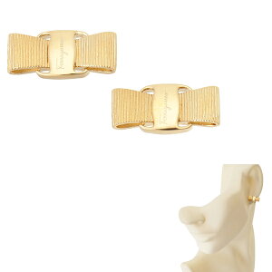 tFK FERRAGAMO sAX 998984 760546 001 @ { X^bh S[h fB[X ANZT[ VARA BOW EARRING