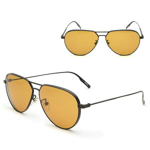 �[�j�A �T���O���X ZEGNA EZ0129-F/S 02E 61 Ermenegildo Zegna �G�����l�W���h�E�[�j�A �}�b�g�u���b�N �I�����W �m�[�Y�p�b�h UV�J�b�g ���j�Z�b�N�X