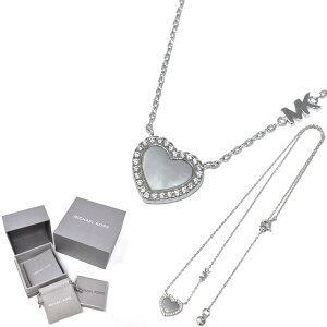 }CPR[X lbNX MICHAEL KORS MKC1337AH040 MOP HEART PENDANT lbNX lbN fB[X Vo[