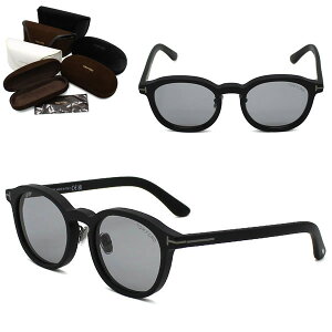 �g���t�H�[�h �T���O���X TOM FORD FT1277-D-N/S 02A 50 TF1277 EYEWEAR �A�W�A���t�B�b�g �}�b�g�u���b�N �O���[ �����Y ���f�B�[�X ���j�Z�b�N�X