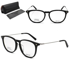 バリー メガネ BALLY フレームのみ BY5048D/V-001-53 フレーム メガネ 眼鏡 フレームのみ レディース ブラック シルバー