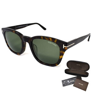 トムフォード サングラス TOM FORD FT0676-F-52N-53 Eugenio サングラス アジアンフィット UVカット メンズ グリーン ブラウン TF0676