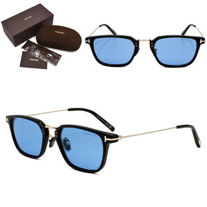 トムフォード サングラス TOM FORD FT1042-D/S 01V 52 サングラス TF1042 EYEWEAR アジアンフィット ブラック ブルー メンズ レディース ユニセックス