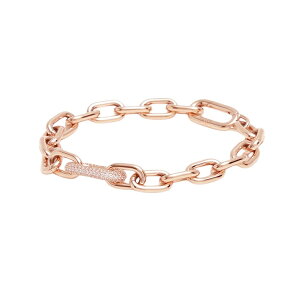 �_�j�G���E�F�����g�� DANIEL WELLINGTON �u���X���b�g Crystal Link Bracelet 155mm RG DW00400572 Rose Gold ���[�Y�S�[���h