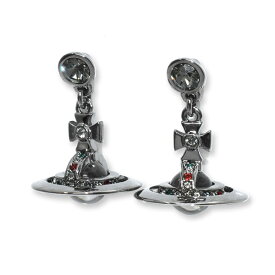 ヴィヴィアンウエストウッド ピアス Vivienne Westwood 62020032-02S001 NEW PETITE ORB EARRINGS ガンメタル メンズ レディース