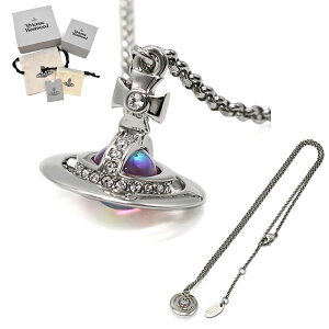 BBAEGXgEbh lbNX Vivienne Westwood 63020098-02P628 NEW PETITE ORB PENDANT lbN fB[X PLATINUM/WHITE CRYST