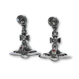 ヴィヴィアンウエストウッド ピアス Vivienne Westwood 62020032 S001 NEW PETITE ORB EARRINGS ガンメタル メンズ レディース