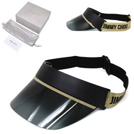 ジミーチュウ JIMMY CHOO CALIX 2M2 CALIX 20 サンバイザー レディース ユニセックス グレーグラデーション ゴールドグリッター