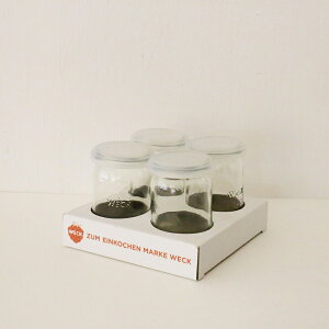 yʌzWECK HOME SET XpCX{gNbL[Ȃǎ肨َq̂ɂ STRAIGHT140mlESILICONE CAP XS 4_Zbg