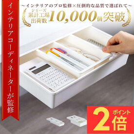 ＼マラソン期間ポイント2倍！／楽天3冠獲得【インテリアコーディネーター監修】☆1年間保証☆【送料無料！】引き出し 後付け 後付け引き出し 机の下収納 引き出し 収納 机の下 後付け 引き出し 収納 テーブル下 デスク 机 デスク下 スライド トレー 簡単 大容量 便利 机下