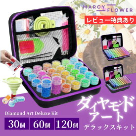 ＼マラソン期間中(4日 20時～)P2倍！／キットセットの決定版！【すぐ届く＆送料無料！】ダイヤモンドアート キット セット 初心者 ビーズ ビーズアートキット ダイヤモンド塗装ツール ペン ダイヤモンドペインティング ビーズストレージ 大人 子ども 刺繍 収納ボックス