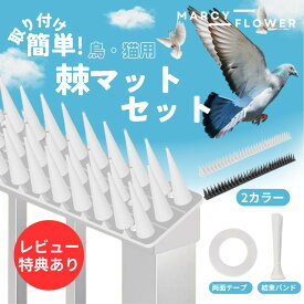 ＼楽天1位！／超高評価★4.70獲得！全てが揃ってる！【すぐ届く＆送料無料！】鳥よけ 鳥よけグッズ 鳥よけ グッズ ベランダ 鳥よけ 撃退 カラスよけ 鳩よけ フン害防止 トゲ 刺 猫除け 鳥避け 鳩よけ 鳥対策 害鳥 トゲマット 猫よけ 対策 12枚 8枚 付属セット