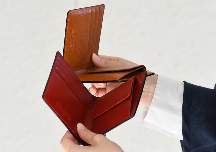 楽天市場】コードバン レーデルオガワ 新喜皮革 二つ折り財布  