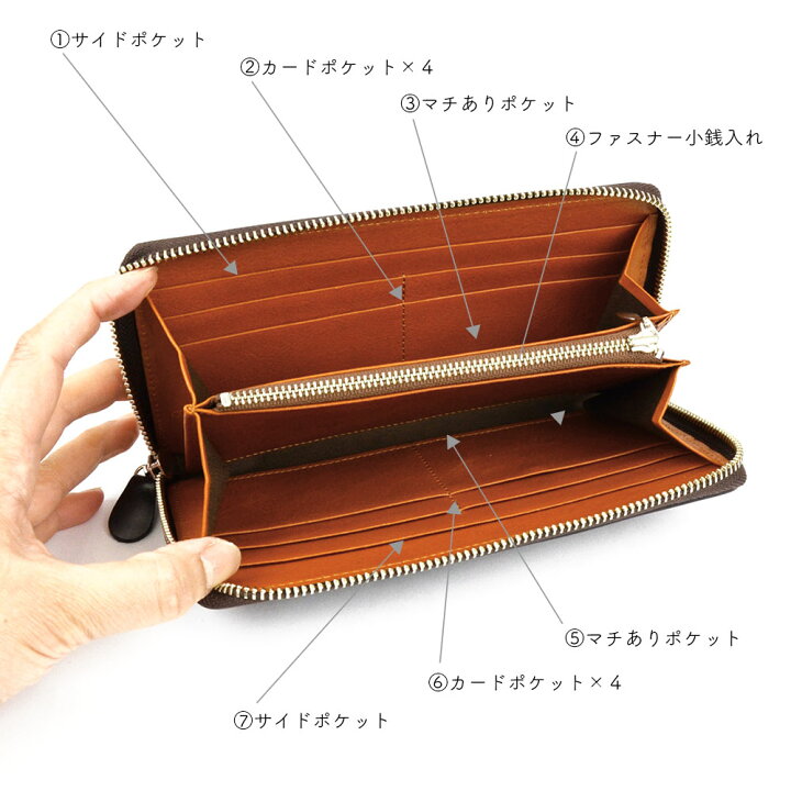 楽天市場】コードバン レーデルオガワ 新喜皮革 ラウンドファスナー長 