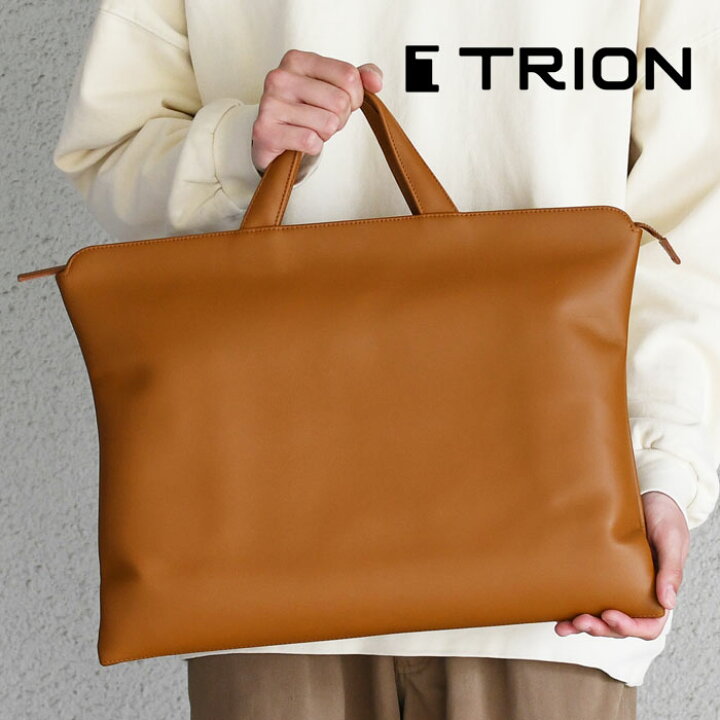 楽天市場】[TRION SA116 DK.TAN]ビジネスバッグ ブリーフケース B4 