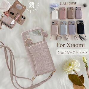 �~���[�t�� �V�����_�[ �^�C�v Redmi Note 14 Pro 5G �P�[�X �J�[�h���[ �~���[�t�� Xiaomi 15 14 Ultra �X�}�z�P�[�X �V�����_�[ Xiaomi 15 POCO X7 Pro 14T 13T Pro POCO F6 Pro �X�}�z�P�[�X Redmi 14C Redmi 12 5G �J�o�[ 