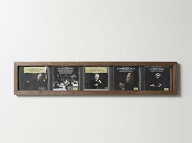 CDジャケットフレーム 5連×1段タイプ FR-CD-01/ FRAME（CDを壁に飾る木製額縁 木枠 無垢材）