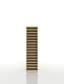 書類棚 A4 16段 木製（書類収納棚 書類整理棚 書類ラック 書類ケース 書類トレー 書類入れ 書類チェスト 書類ボックス オフィス家具 大容量 送料無料）/PNO-A4-16 /マルゲリータ