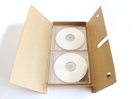 CD梱包用段ボールボックス 1-2枚用 100箱セット（CD用 段ボール箱 ダンボールボックス 段ボールBOX ダンボールBOX 梱包材 梱包資材 包装資材 CDサイズ CD配送） /マルゲリータ