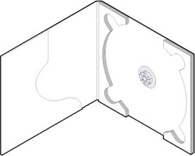 CD用 紙ケース ポケット付き（白）+OPP袋 50組セット/CD-030 /マルゲリータ