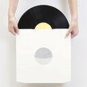 ベーレンプラッテ LPレコード内袋 紙製 グラシン付き 両穴 100枚セット /マルゲリータ