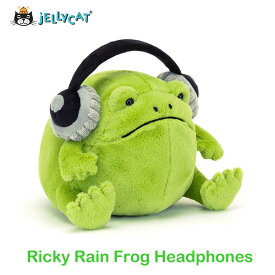 jellycat ジェリーキャット カエル かえる 蛙 グリーン 緑 リッキーレインフロッグ リッキー ヘッドフォン 正規輸入品 ぬいぐるみ 柔らかい 安心 安全 赤ちゃん 大人 子供 子ども 出産祝い ギフト 誕生日 贈り物 プレゼント かわいい 大人気 ふわふわ フワフワ インテリア