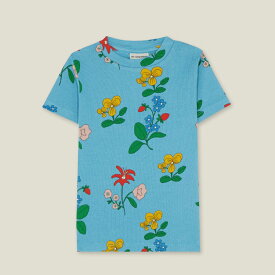 campamento カンパメント 半袖 Tシャツ リブ素材 花柄 tシャツ 子供 春夏 春 夏 ベビー キッズ 赤ちゃん 出産祝い ギフト スペイン ブランド 海外子供服 上質 子供用 2歳 3歳 4歳 5歳 6歳 7歳 8歳 90cm 100cm 110cm 120cm 130cm 女の子 男の子 お洒落