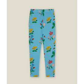 campamento カンパメント レギンス スパッツ パンツ リブ素材 ストレッチ 花柄 子供 春夏 春 夏 ベビー キッズ 赤ちゃん 出産祝い ギフト スペイン ブランド 海外子供服 上質 子供用 2歳 3歳 4歳 5歳 6歳 7歳 8歳 90cm 100cm 110cm 120cm 130cm 女の子 お洒落 青 ブルー