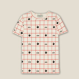 campamento カンパメント 半袖 Tシャツ リブ素材 格子柄 フルーツ柄 tシャツ 子供 春夏 春 夏 ベビー キッズ 赤ちゃん 出産祝い ギフト スペイン ブランド 海外子供服 上質 子供用 2歳 3歳 4歳 5歳 6歳 7歳 8歳 90cm 100cm 110cm 120cm 130cm 女の子 男の子 お洒落