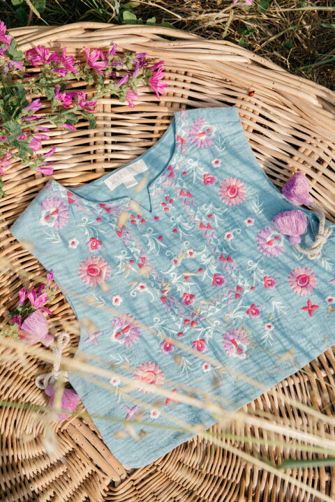 楽天市場】ルイーズミーシャ ベスト 夏ベスト 花柄 刺繍 春夏 春 夏 