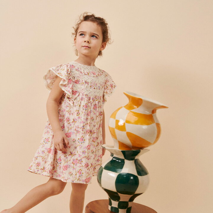 楽天市場】ルイーズミーシャ ドレス ワンピース 半袖 花柄 ピンク 春夏  