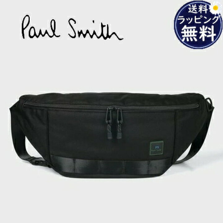 Paul Smith◇ウエストバッグ/--/BLK/無地 【楽天市場】ポールスミス 