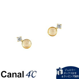 【送料無料】【ラッピング無料】カナルヨンドシー Canal 4℃ アクセサリー 【Jewel Flow】 シルバー ピアス ムーンストーン/キュービックジルコニア レディース ブランド 正規品 新品 ギフト プレゼント 人気 おすすめ