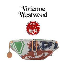 【送料無料】【ラッピング無料】ヴィヴィアン Vivienne Westwood ボディバッグ FRAT HOUSE ウエストバッグ ユニセックス グレー ブランド 正規品 新品 ギフト プレゼント 人気 おすすめ