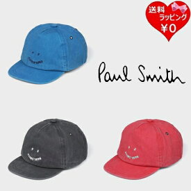 【送料無料】【ラッピング無料】ポールスミス Paul Smith 帽子 Happy キャップ 綿100%