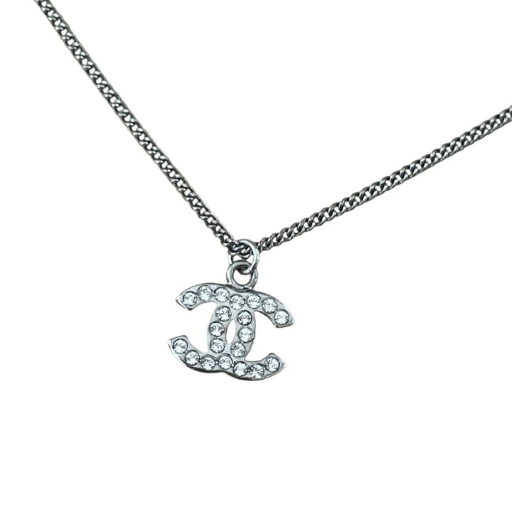 楽天市場】CHANEL シャネル ココマーク 08V ネックレス ラインストーン 