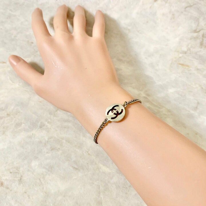 楽天市場】CHANEL シャネル ブレスレット ココマーク 丸 No.5 プレート 