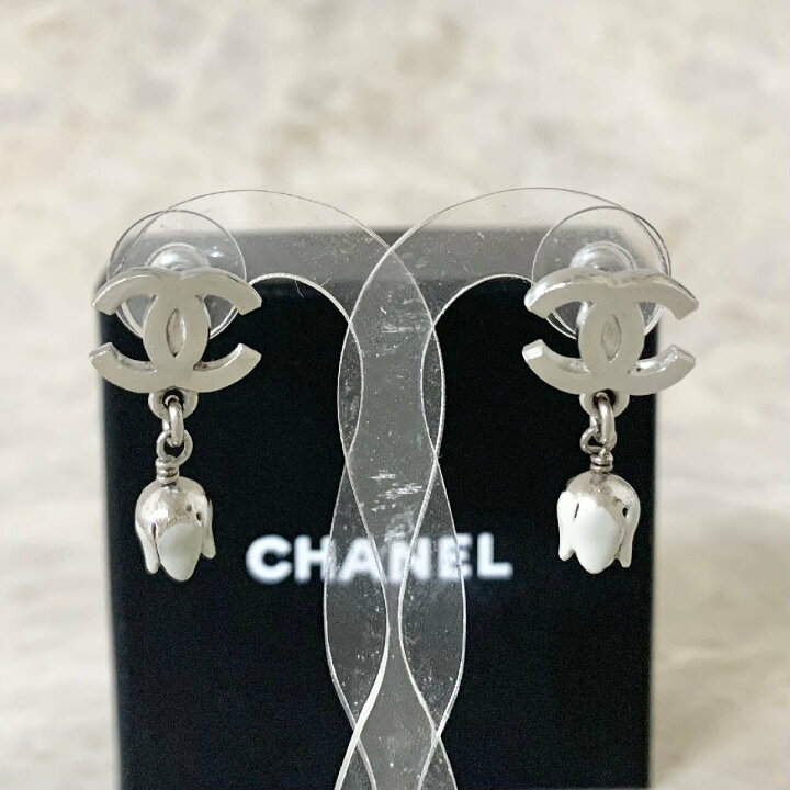 楽天市場】CHANEL シャネル ピアス ココマーク チューリップ フラワー 