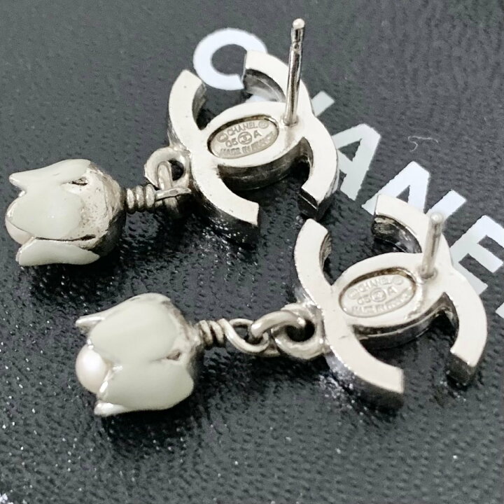 楽天市場】CHANEL シャネル ピアス ココマーク チューリップ フラワー 