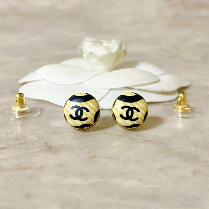 楽天市場】CHANEL シャネル ピアス 小ぶり ココマーク バイシーライン 