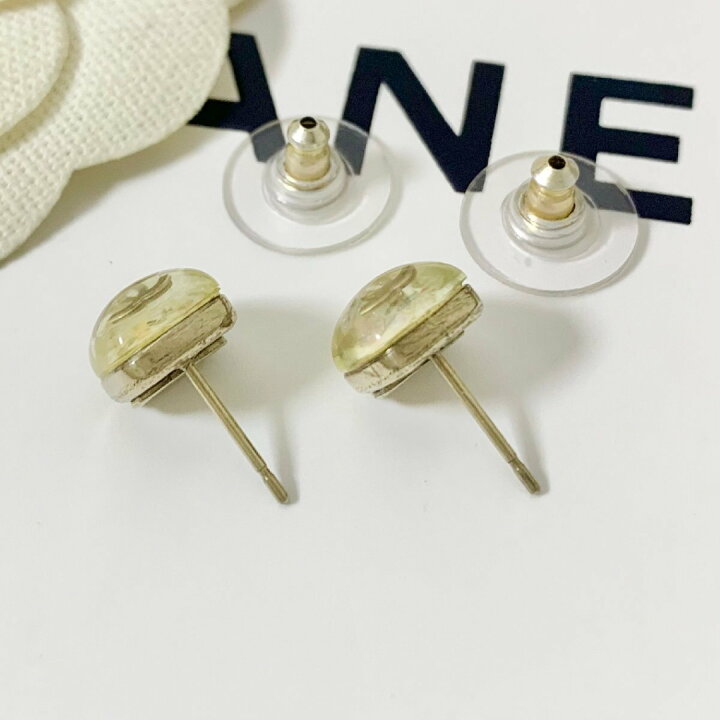 楽天市場】シャネル ピアス ミニ ココマーク クリア ホログラム  