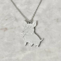新品 GUCCI グッチ グッチョリ フレンチブル ネックレス 箱 シルバー