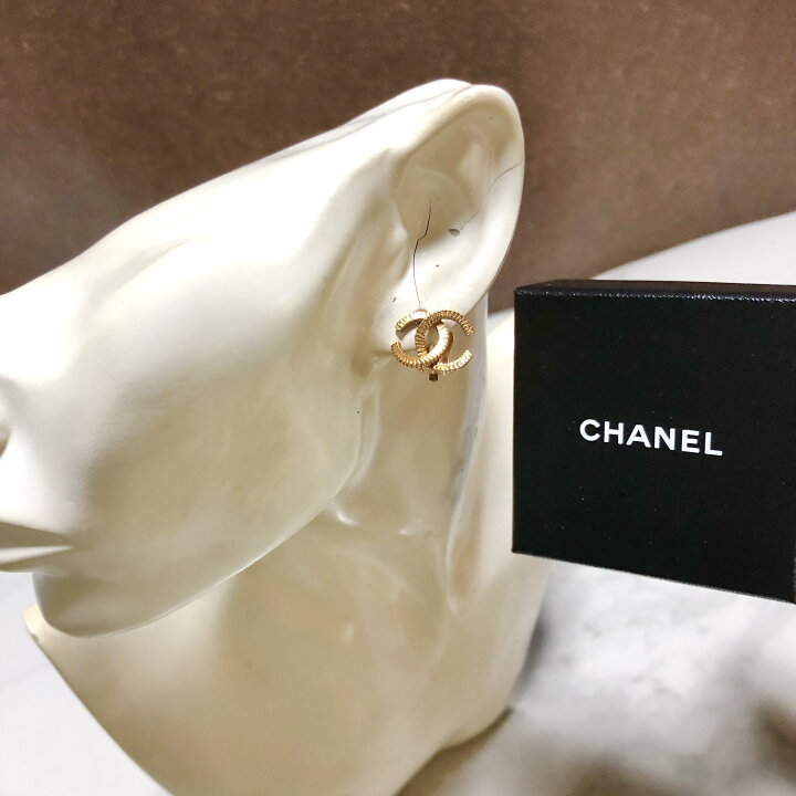 楽天市場】CHANEL シャネル イヤリング ココマーク ゴールド 金 