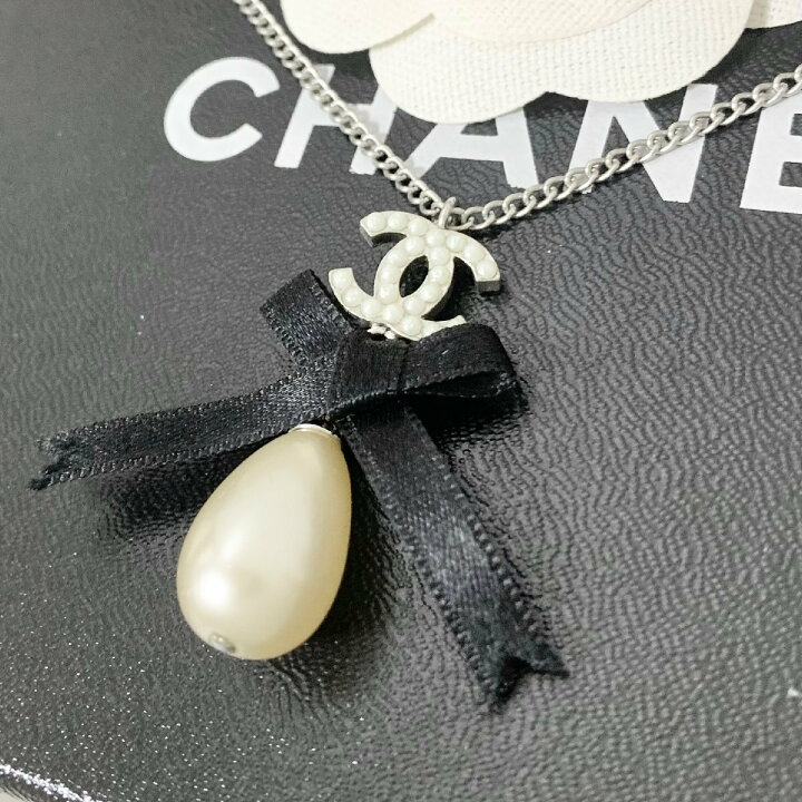 楽天市場】CHANEL シャネル ネックレス ココマーク パール 真珠 