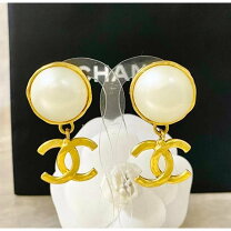 楽天市場】chanel イヤリング 美品 ココマーク スイングの通販