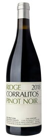 リッジ コラリトス・ピノ・ノワール [2018] Ridge Corralitos Pinot Noir