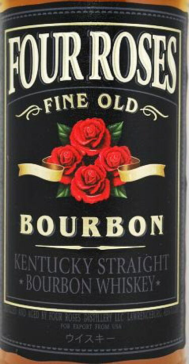 楽天市場】フォア・ローゼズ ブラック 【旧ラベル】Four Roses Black 