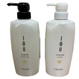 【送料無料】ルベル イオセラム クレンジング ＆ クリーム 600mL ボトルセット